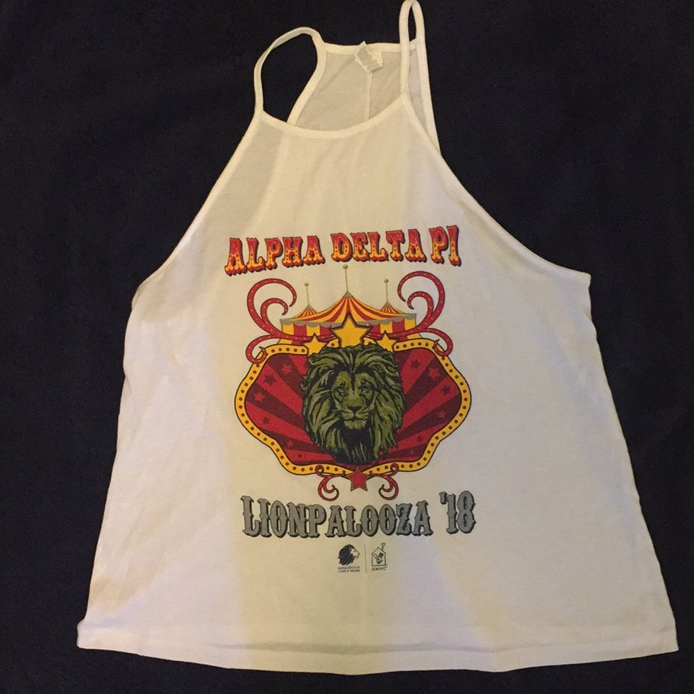 ADPi White Lion Tank Top